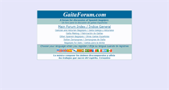 Desktop Screenshot of gaitaforum.com